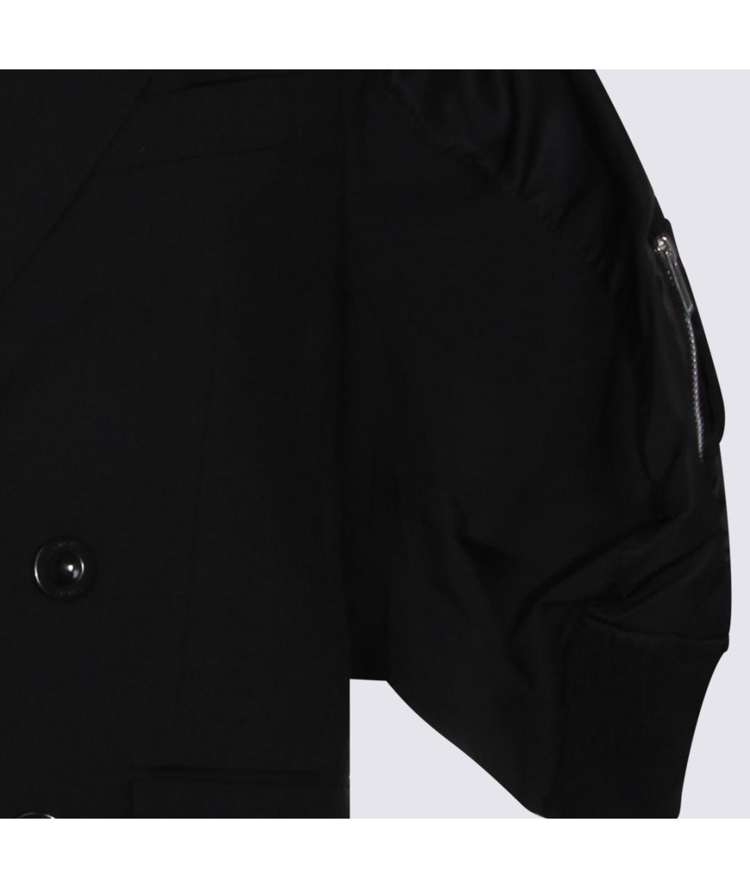 SACAI Черная полиамидовая куртка, фото 3