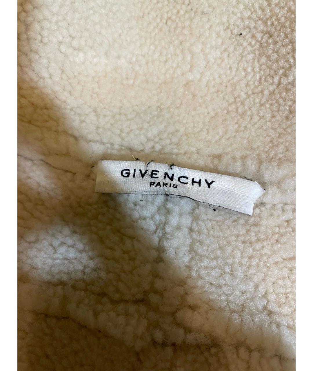 GIVENCHY Коричневая кожаная дубленка, фото 2