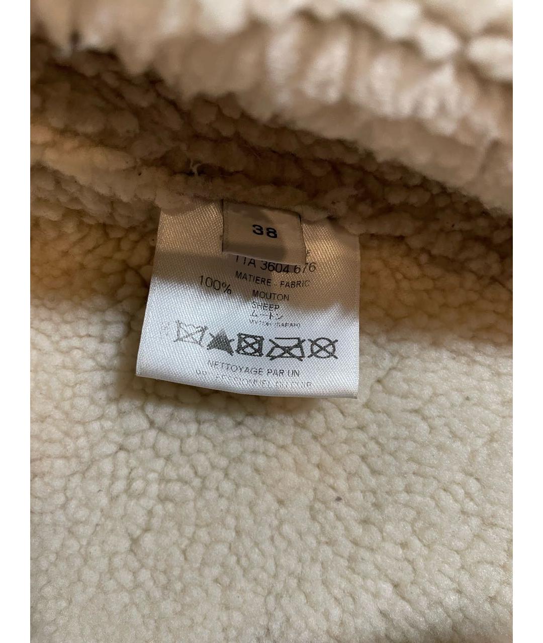 GIVENCHY Коричневая кожаная дубленка, фото 3