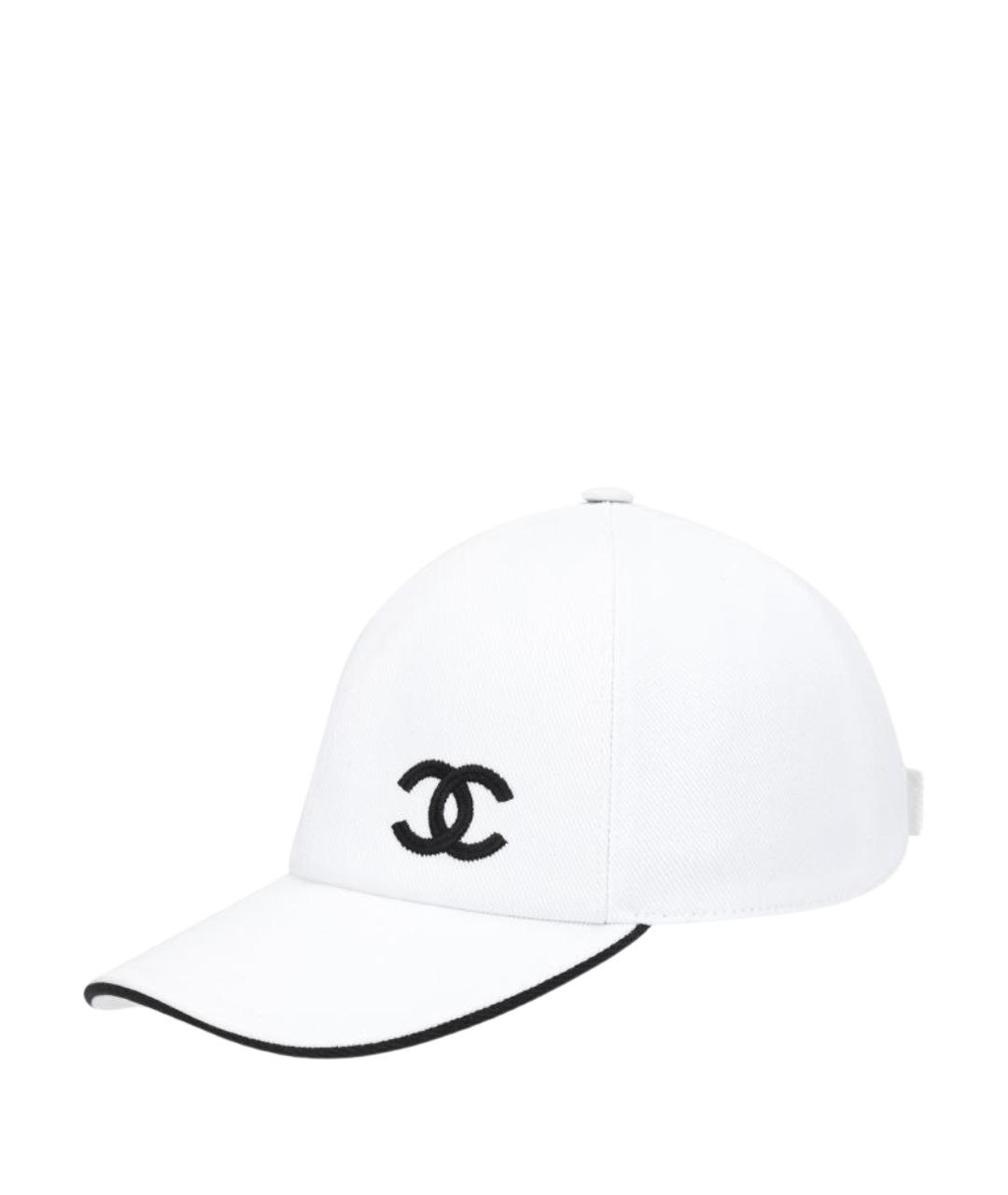 CHANEL Белая кепка, фото 1