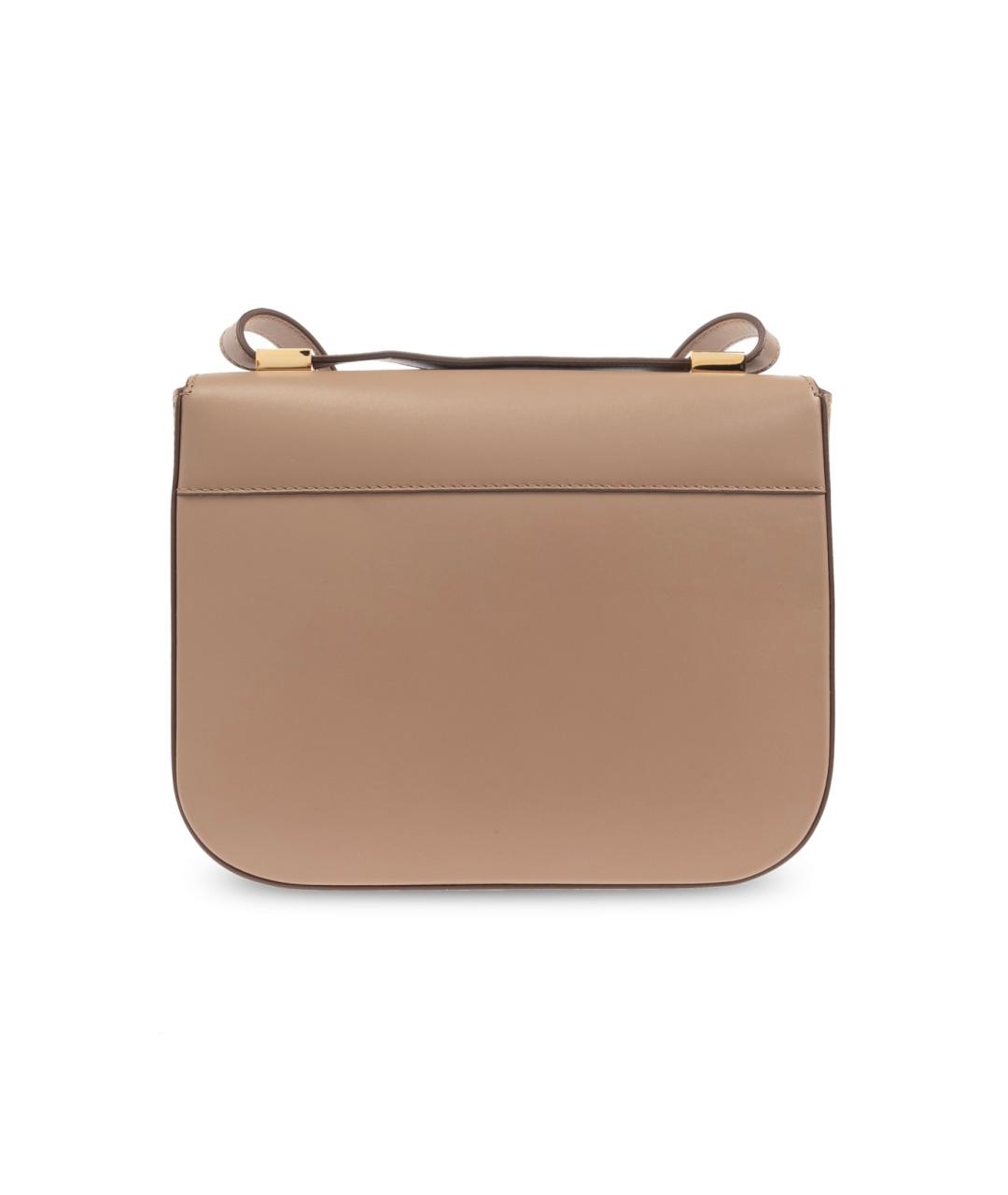 DEMELLIER Бежевая кожаная сумка через плечо, фото 4