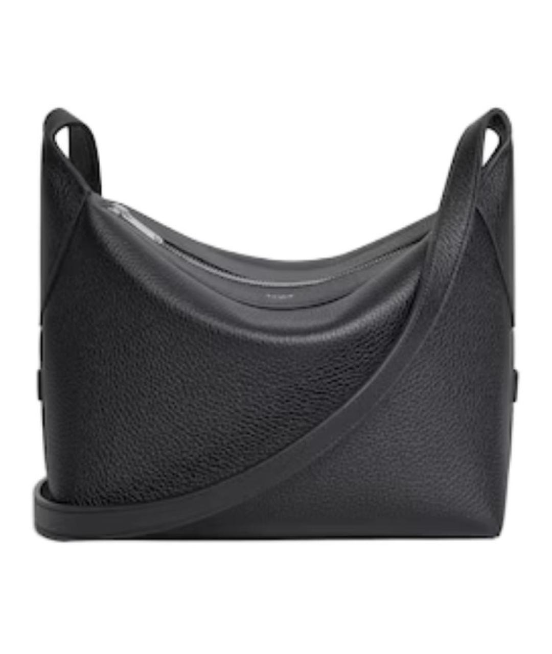 CELINE Черная кожаная сумка на плечо, фото 1