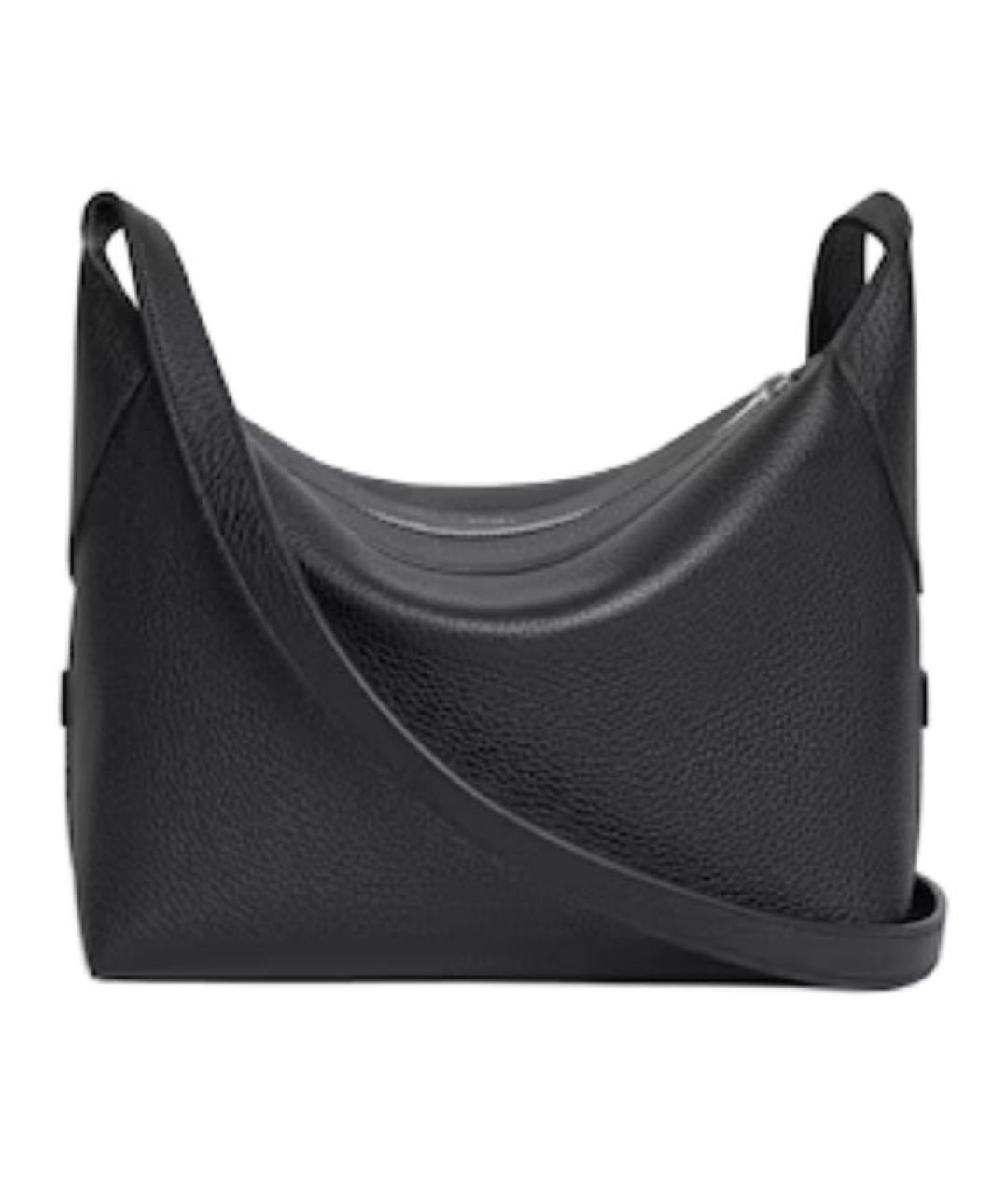 CELINE Черная кожаная сумка на плечо, фото 3