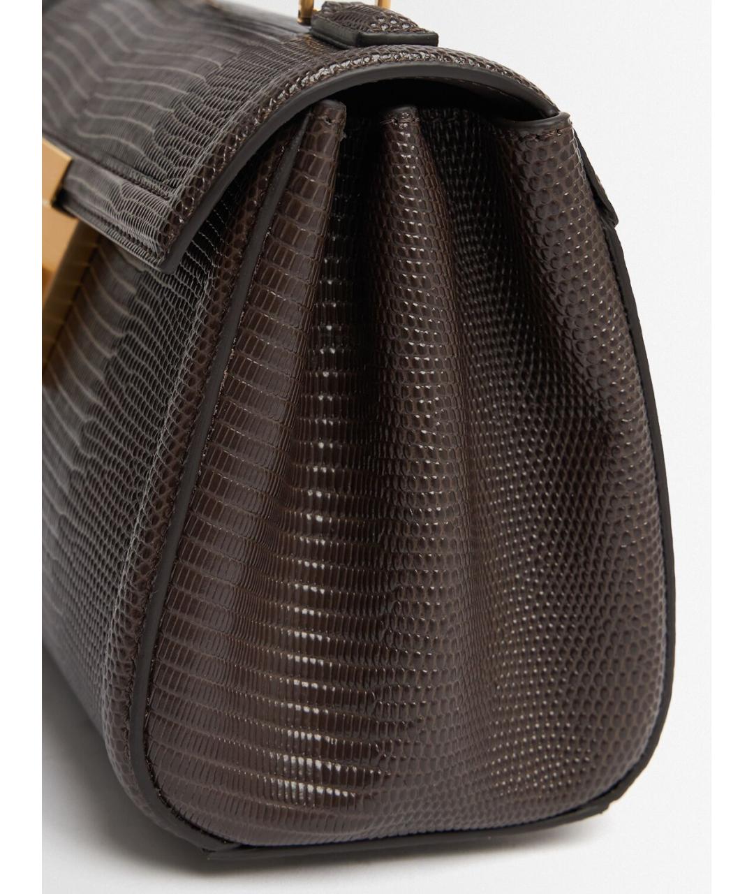 DEMELLIER Коричневая кожаная сумка через плечо, фото 5