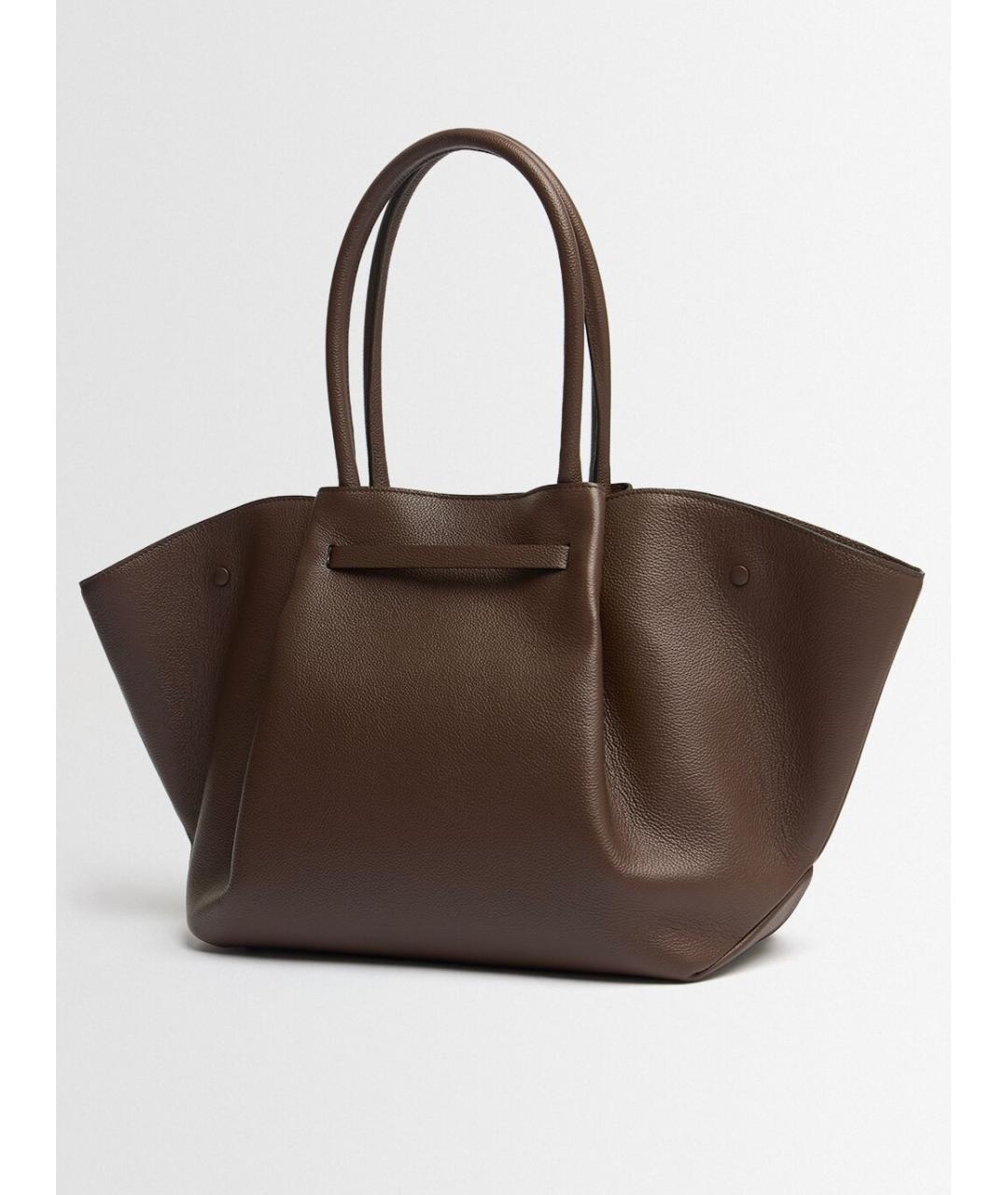 DEMELLIER Коричневая кожаная сумка тоут, фото 3