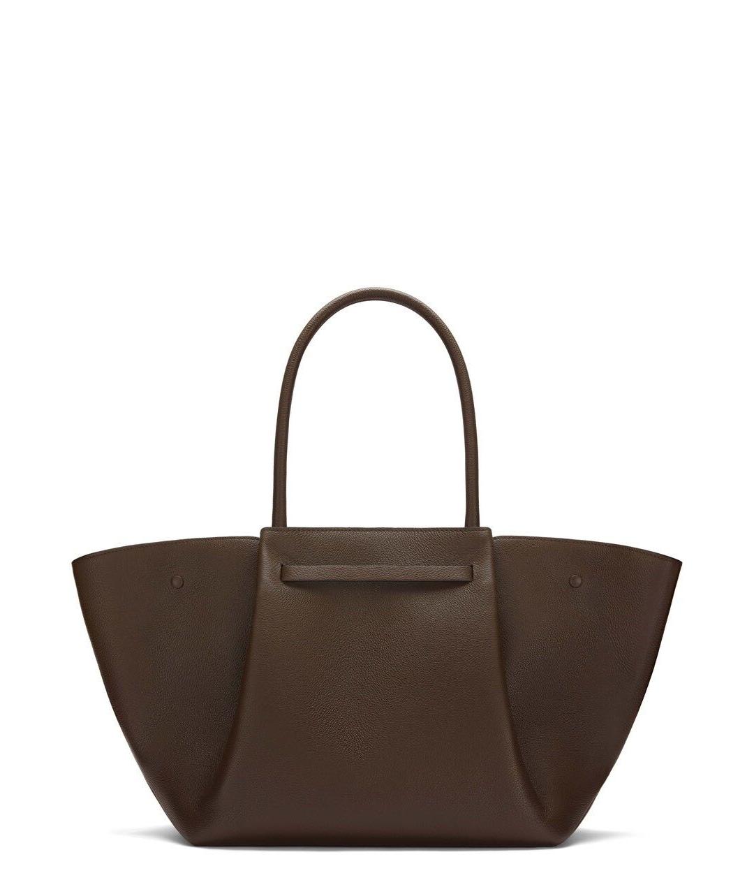 DEMELLIER Коричневая кожаная сумка тоут, фото 6