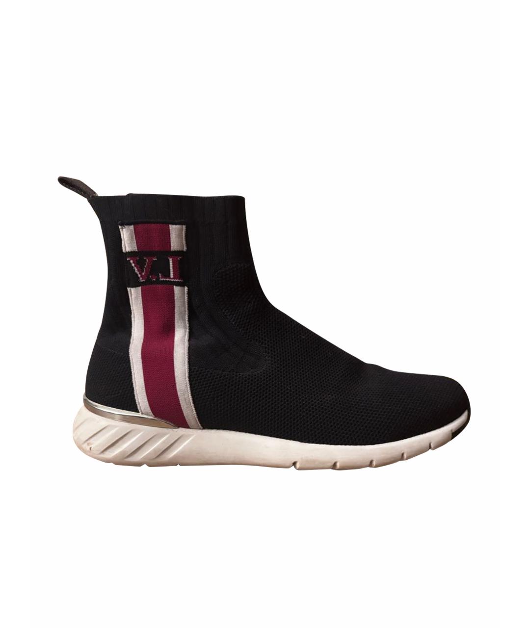 LOUIS VUITTON Черные текстильные кроссовки, фото 1