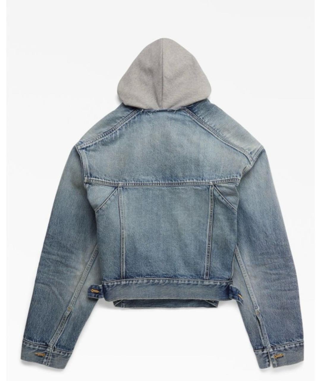 BALENCIAGA Голубая деним куртка, фото 6