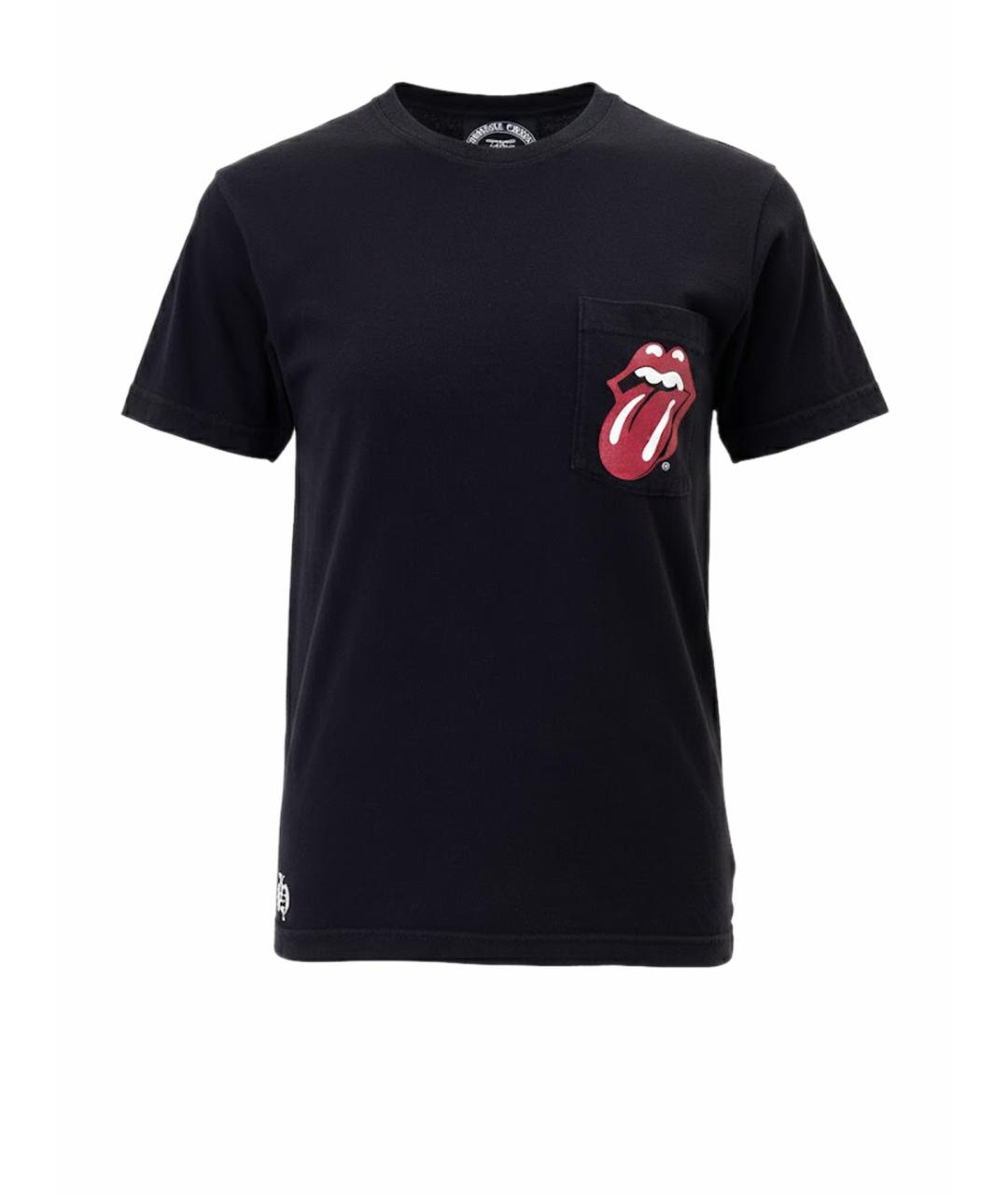 CHROME HEARTS Черная хлопковая футболка, фото 1