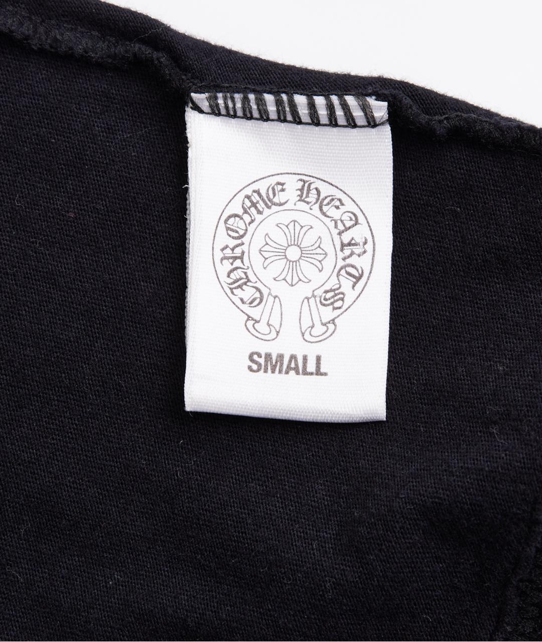 CHROME HEARTS Черная хлопковая футболка, фото 6