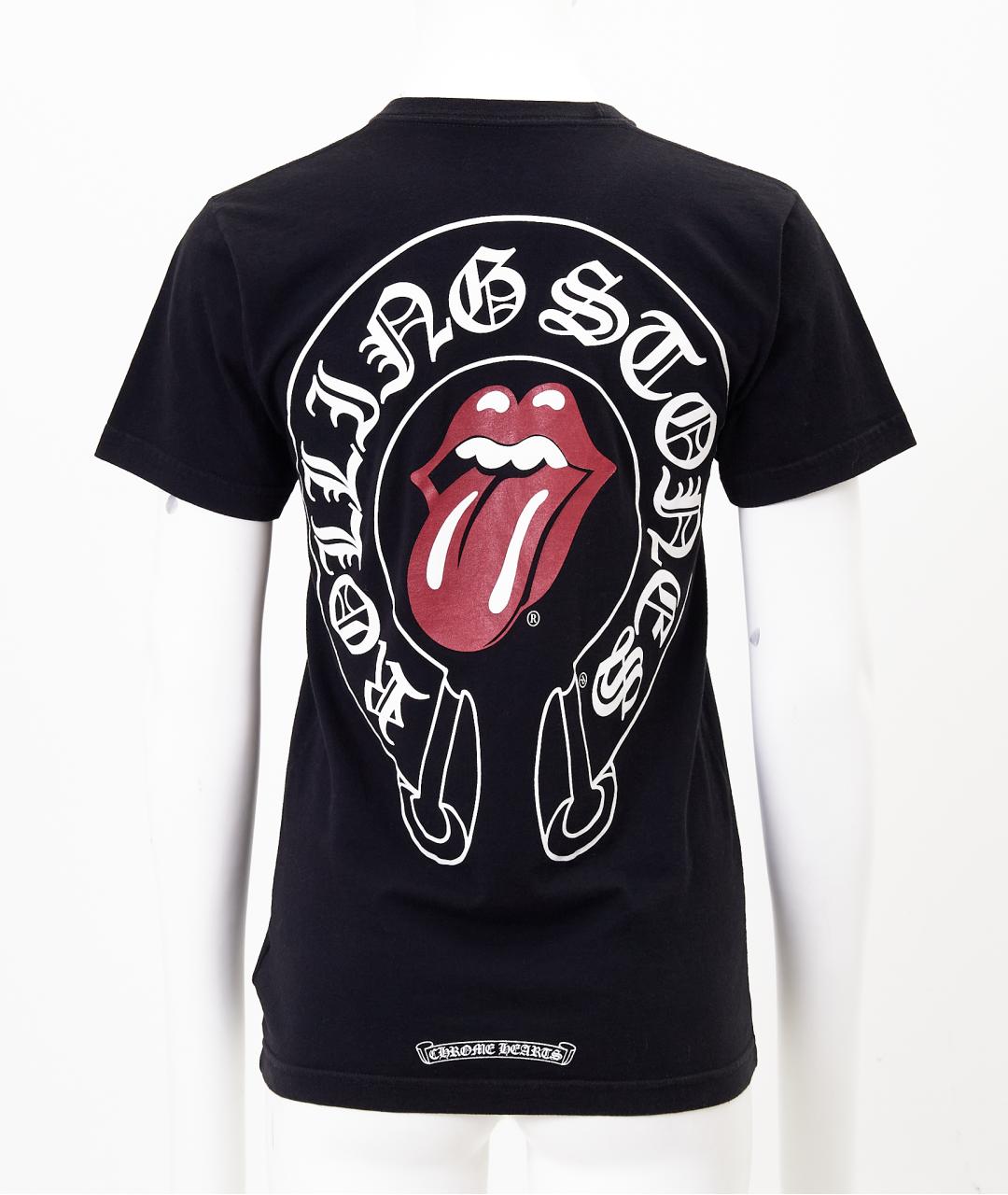 CHROME HEARTS Черная хлопковая футболка, фото 2