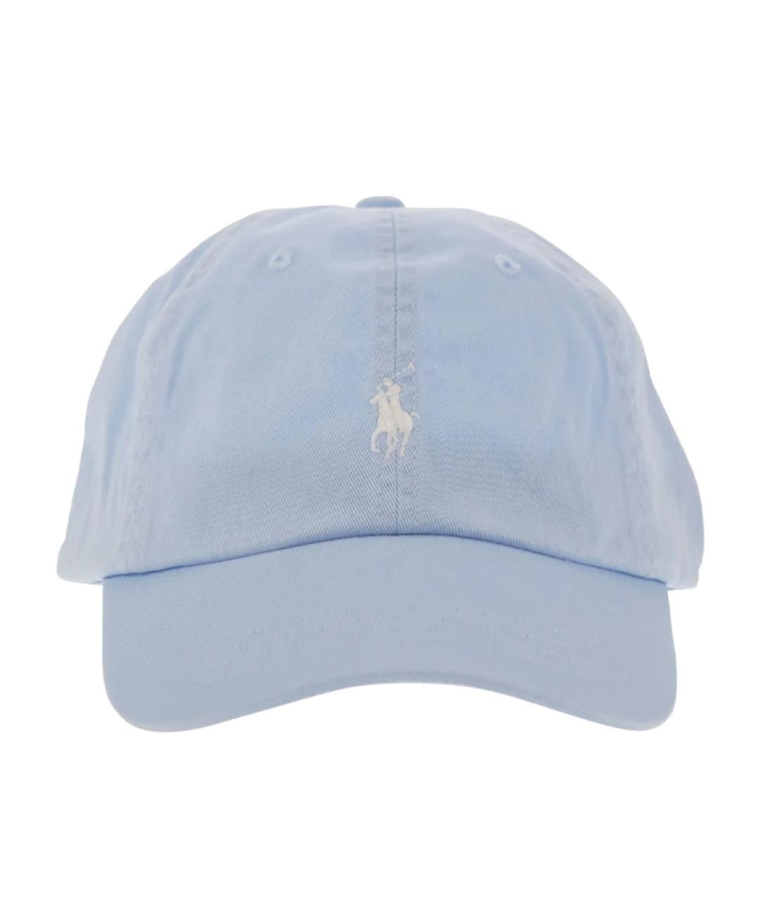 POLO RALPH LAUREN Голубая хлопковая кепка, фото 1