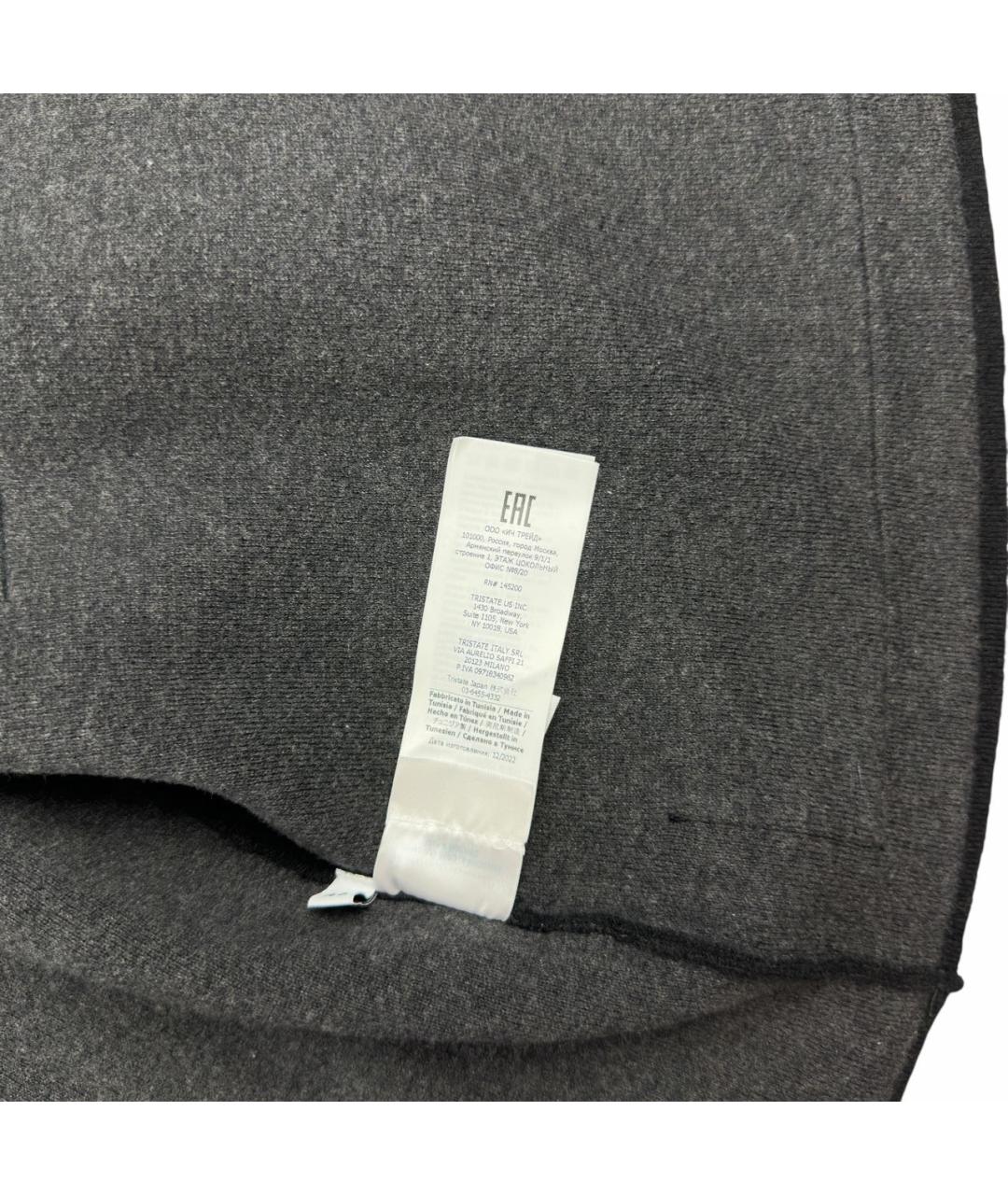 CP COMPANY Черный хлопко-эластановый кардиган, фото 7