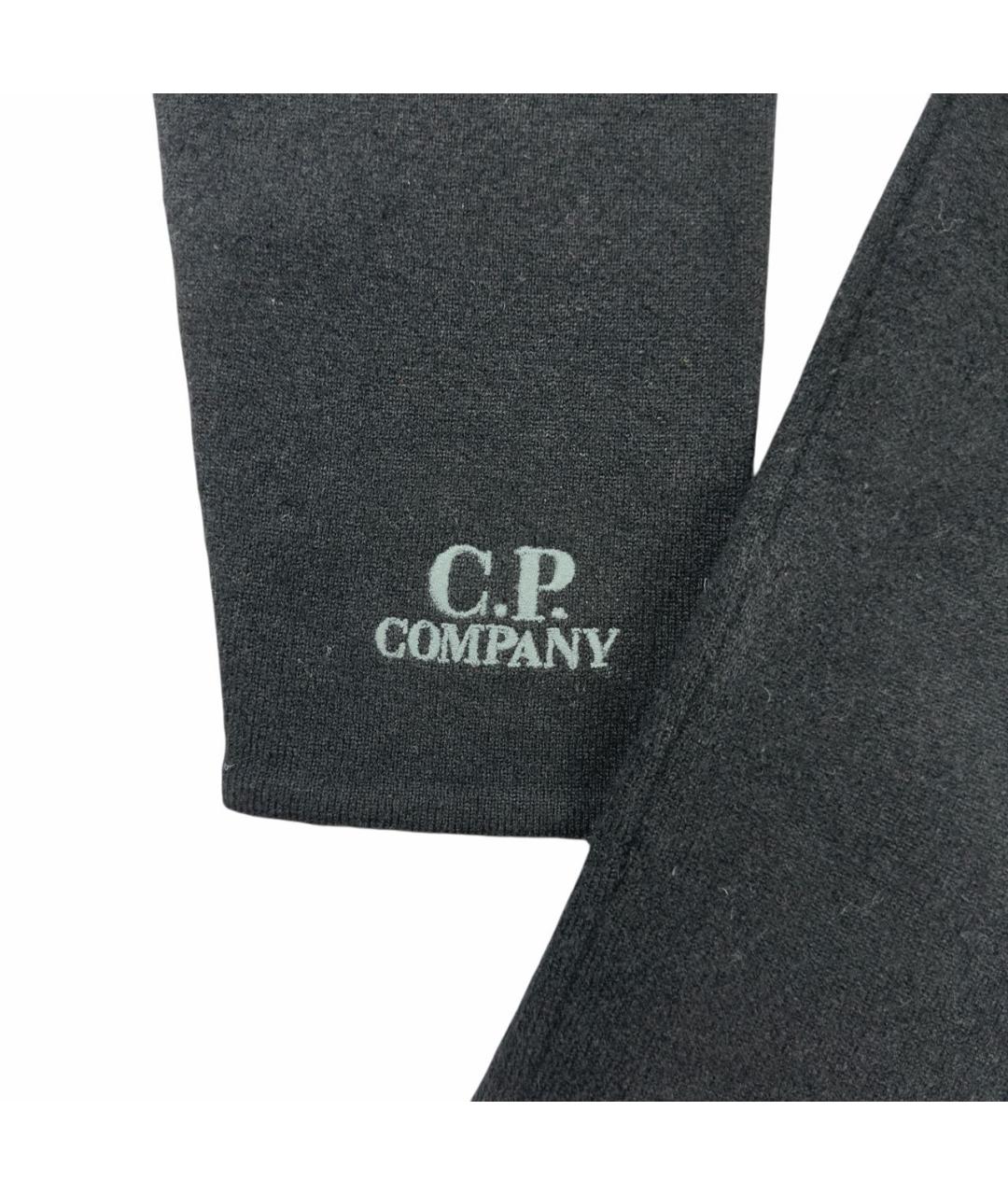 CP COMPANY Черный хлопко-эластановый кардиган, фото 6