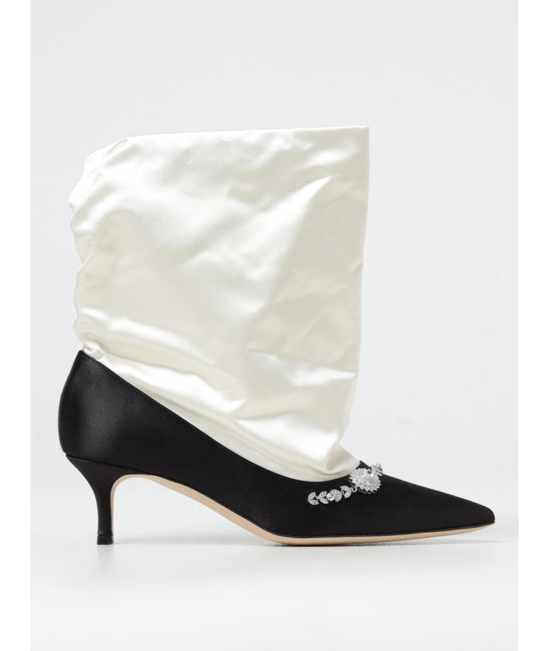 MANOLO BLAHNIK Мульти текстильные ботильоны, фото 5