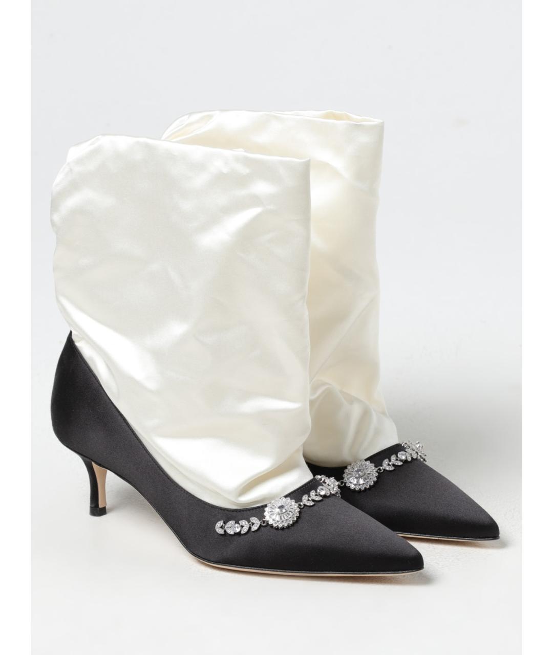 MANOLO BLAHNIK Мульти текстильные ботильоны, фото 6