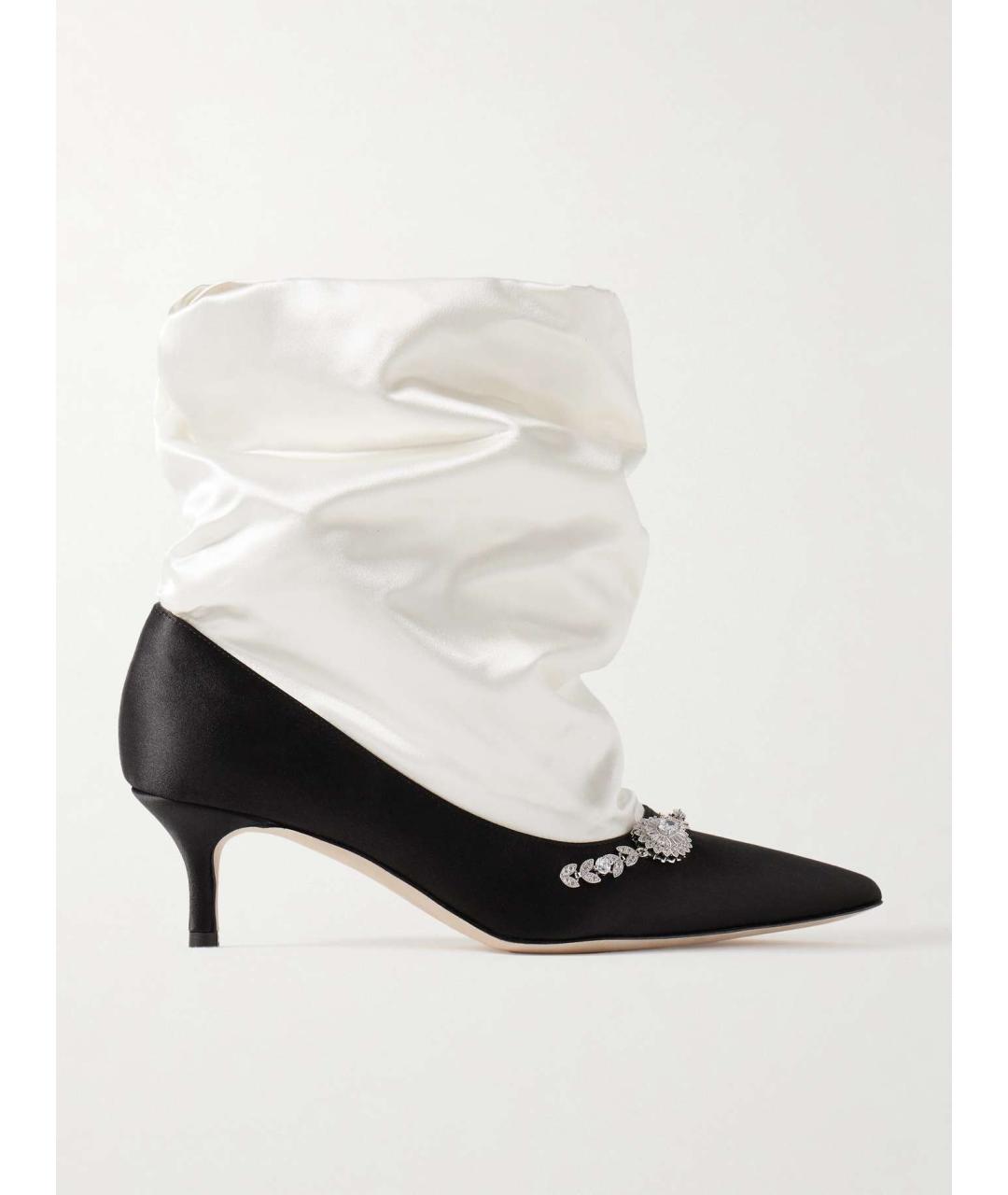 MANOLO BLAHNIK Мульти текстильные ботильоны, фото 9