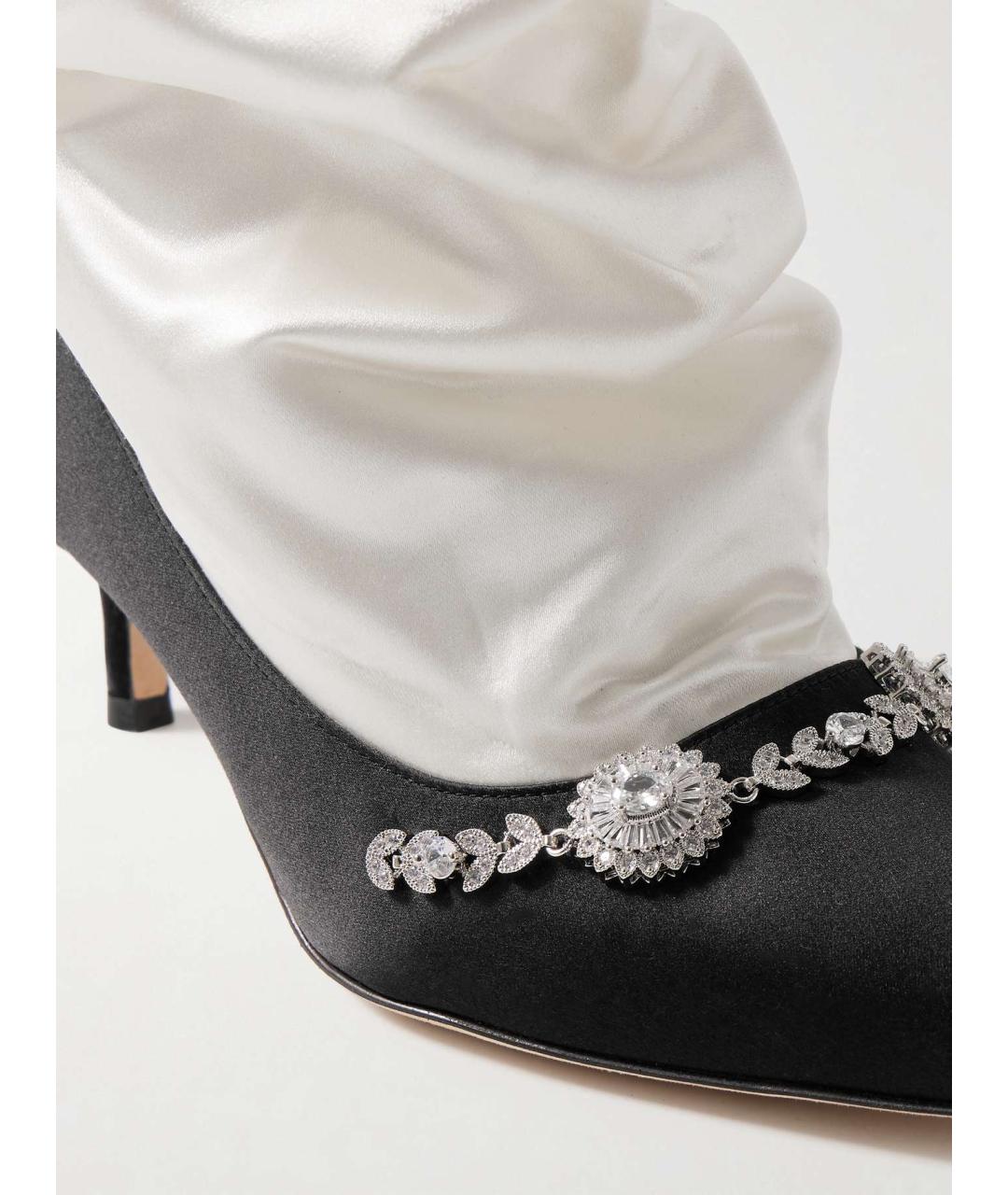 MANOLO BLAHNIK Мульти текстильные ботильоны, фото 3