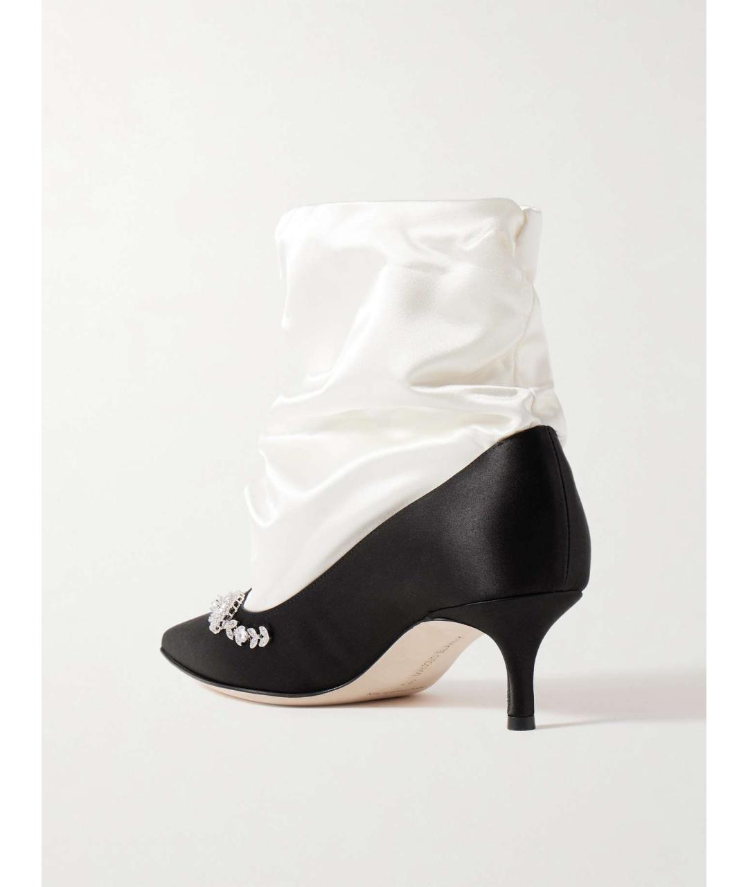 MANOLO BLAHNIK Мульти текстильные ботильоны, фото 4