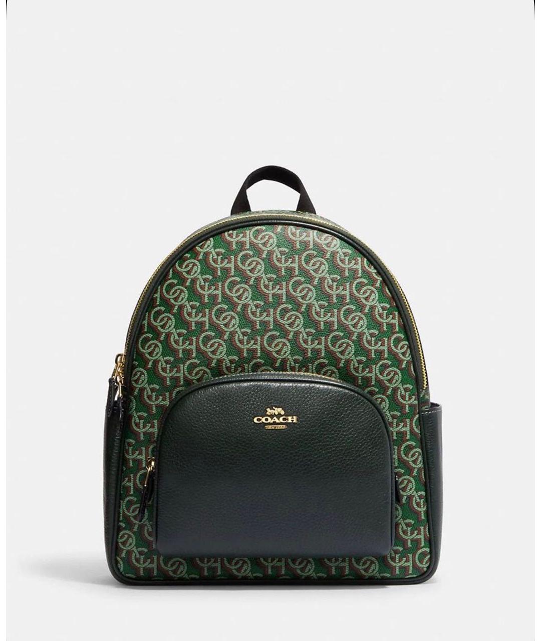 COACH Зеленый рюкзак, фото 8