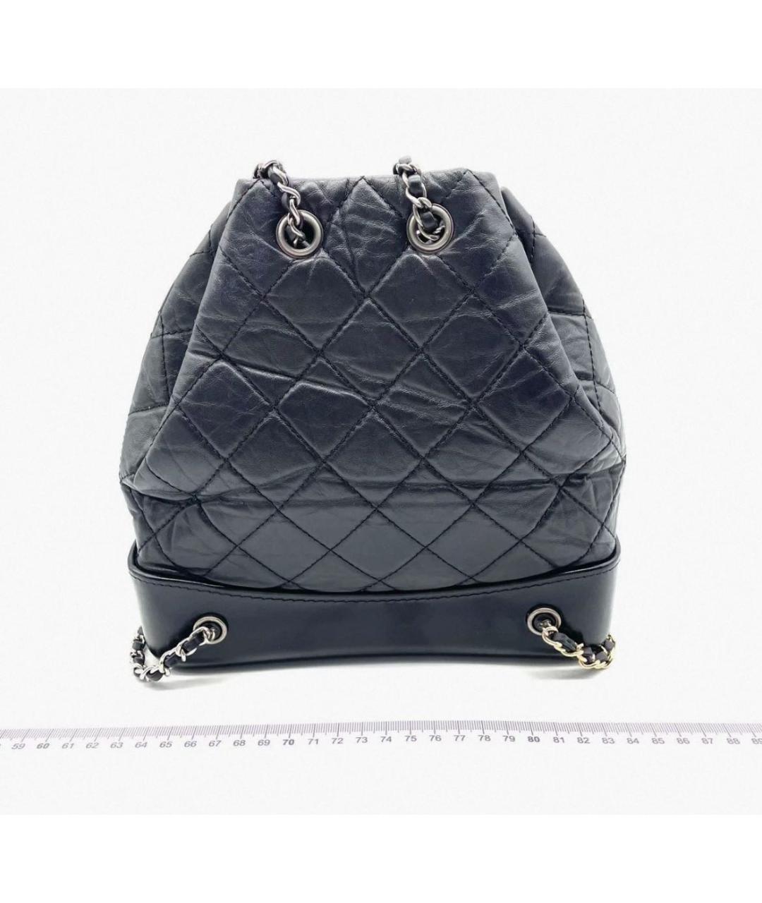 CHANEL Черный кожаный рюкзак, фото 3