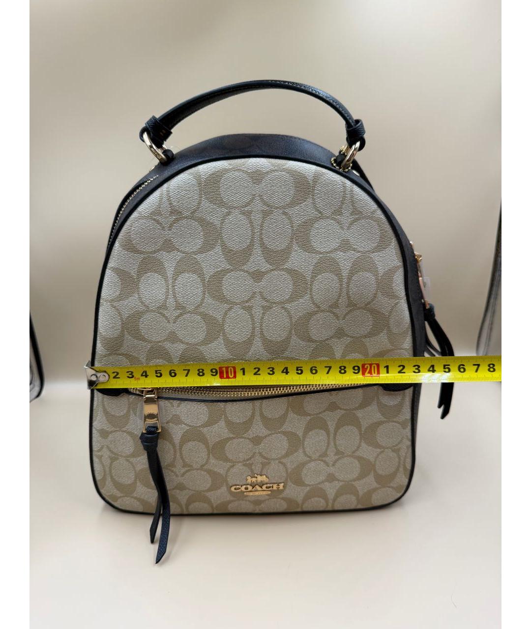 COACH Бежевый рюкзак, фото 3