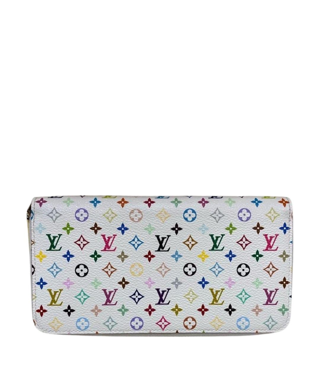 LOUIS VUITTON Белый кожаный кошелек, фото 1