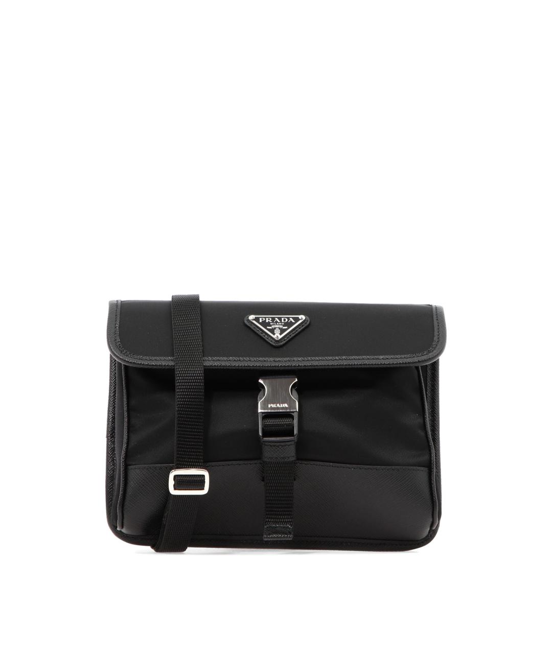 PRADA Черная синтетическая сумка на плечо, фото 1