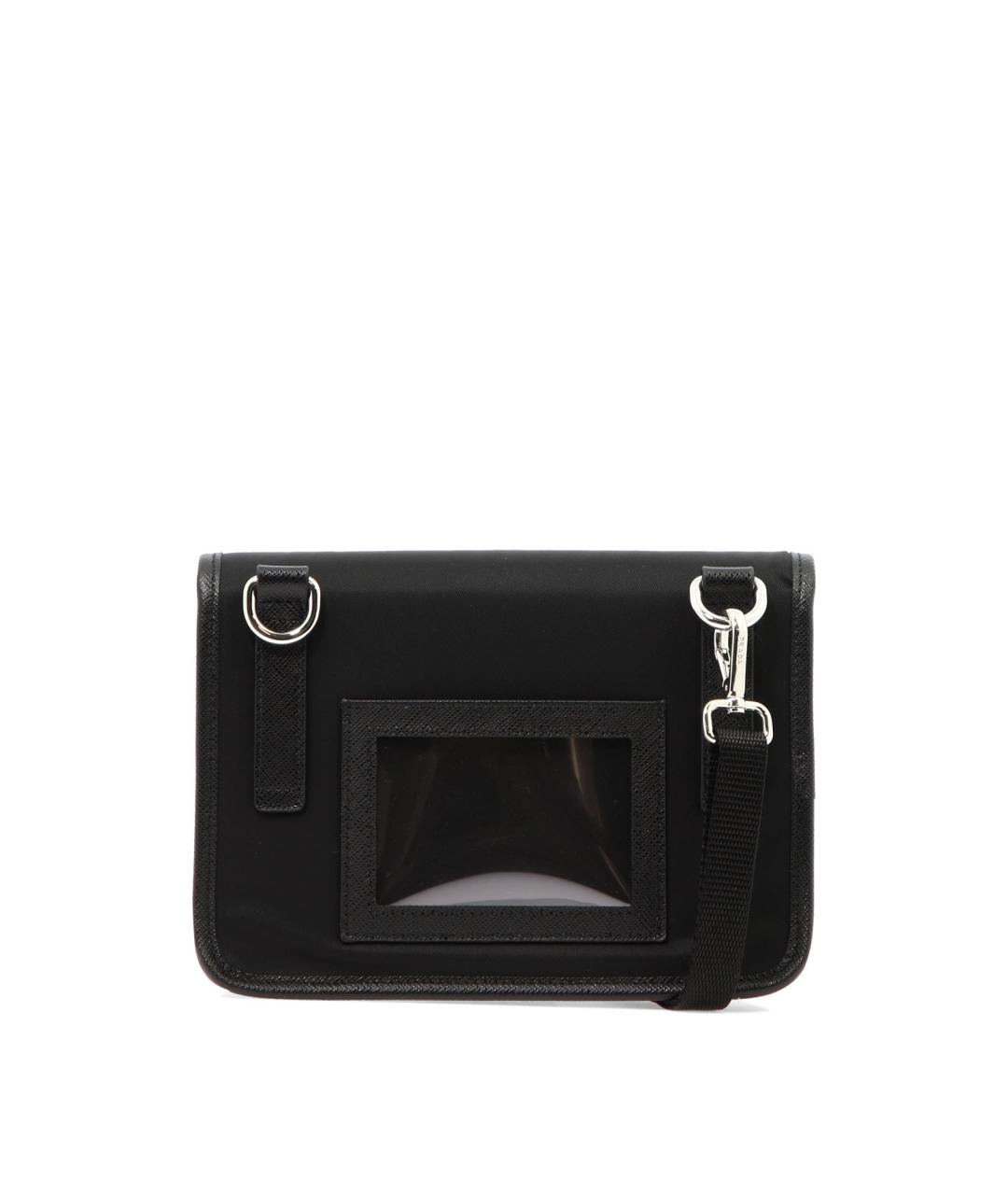 PRADA Черная синтетическая сумка на плечо, фото 3