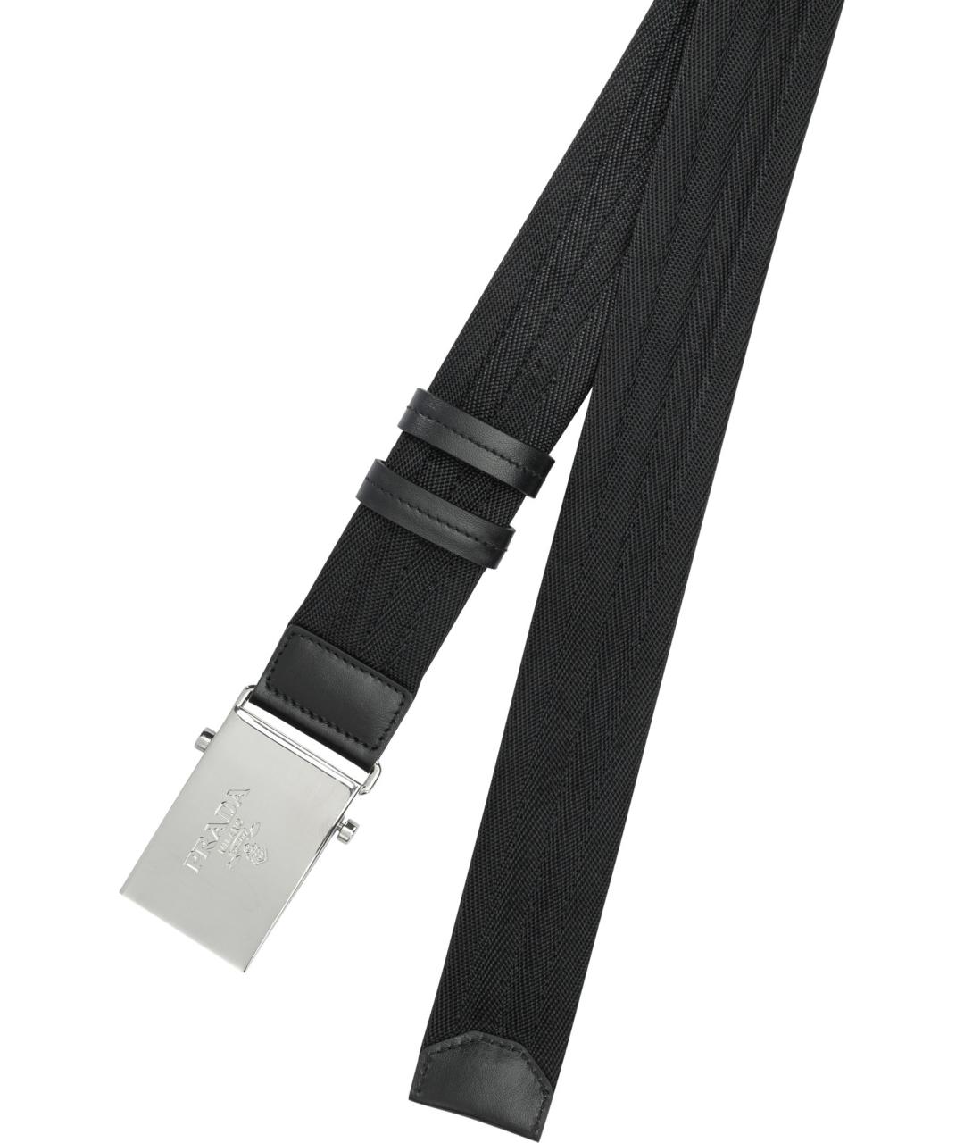 PRADA Черный ремень, фото 2