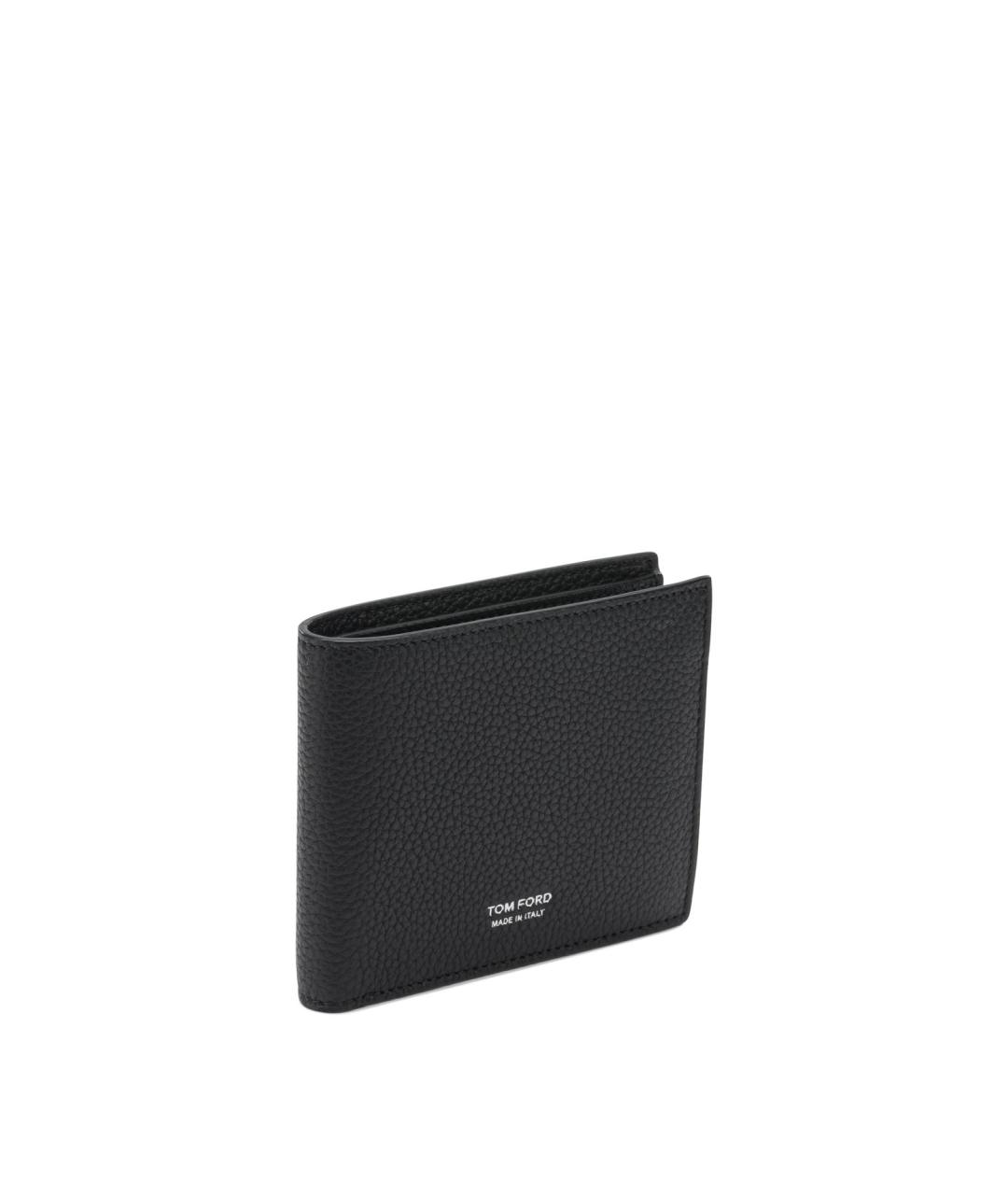 TOM FORD Черный кожаный кошелек, фото 2