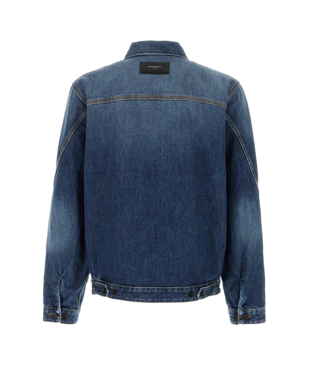 GIVENCHY Синяя хлопковая куртка, фото 2