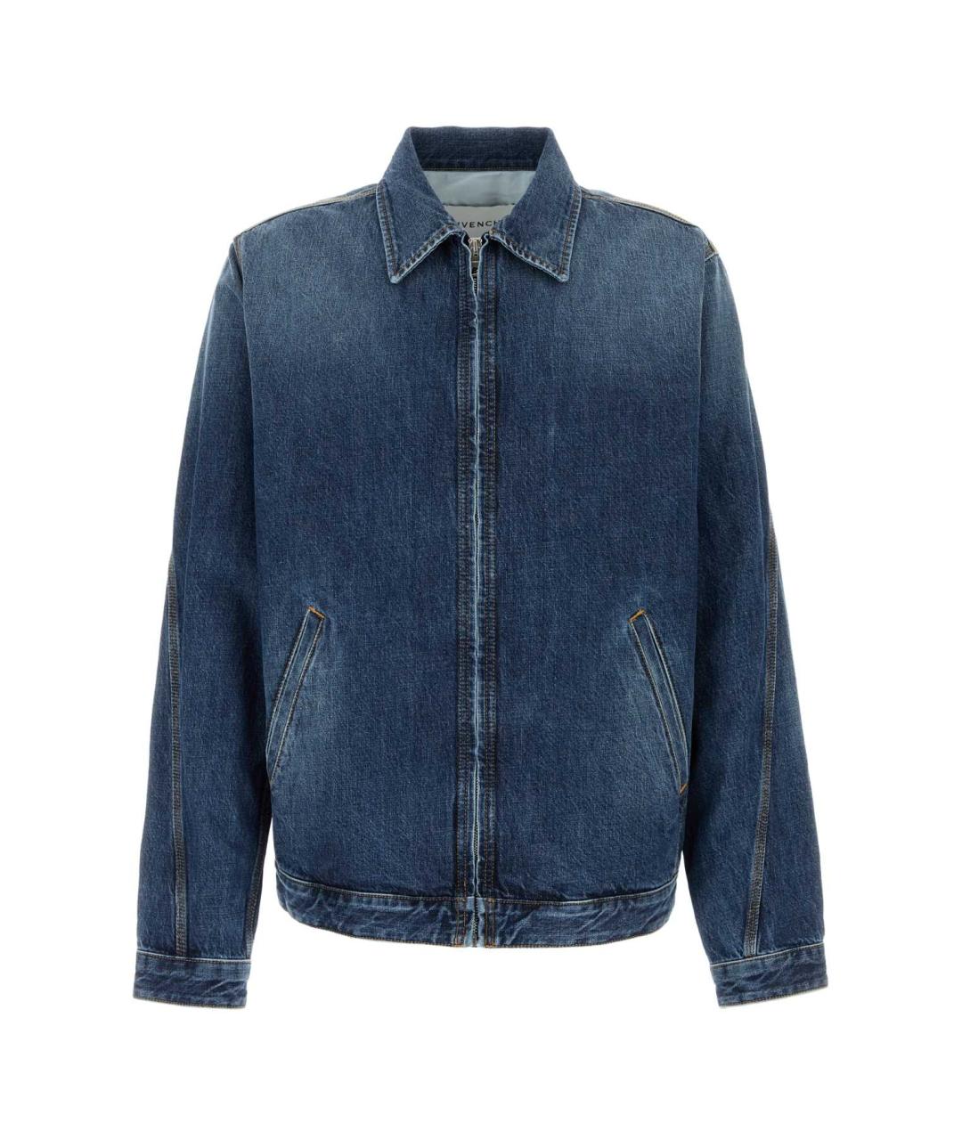 GIVENCHY Синяя хлопковая куртка, фото 1