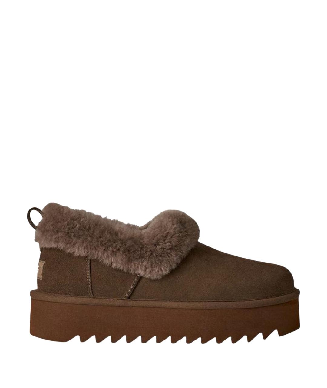 UGG AUSTRALIA Коричневые замшевые ботинки, фото 1