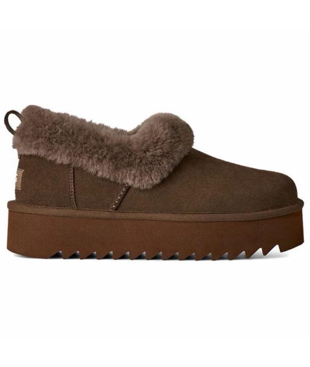 UGG AUSTRALIA Коричневые замшевые ботинки, фото 6