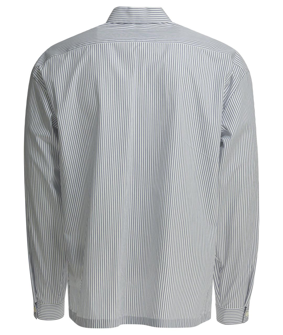 PRADA Голубая хлопковая кэжуал рубашка, фото 2