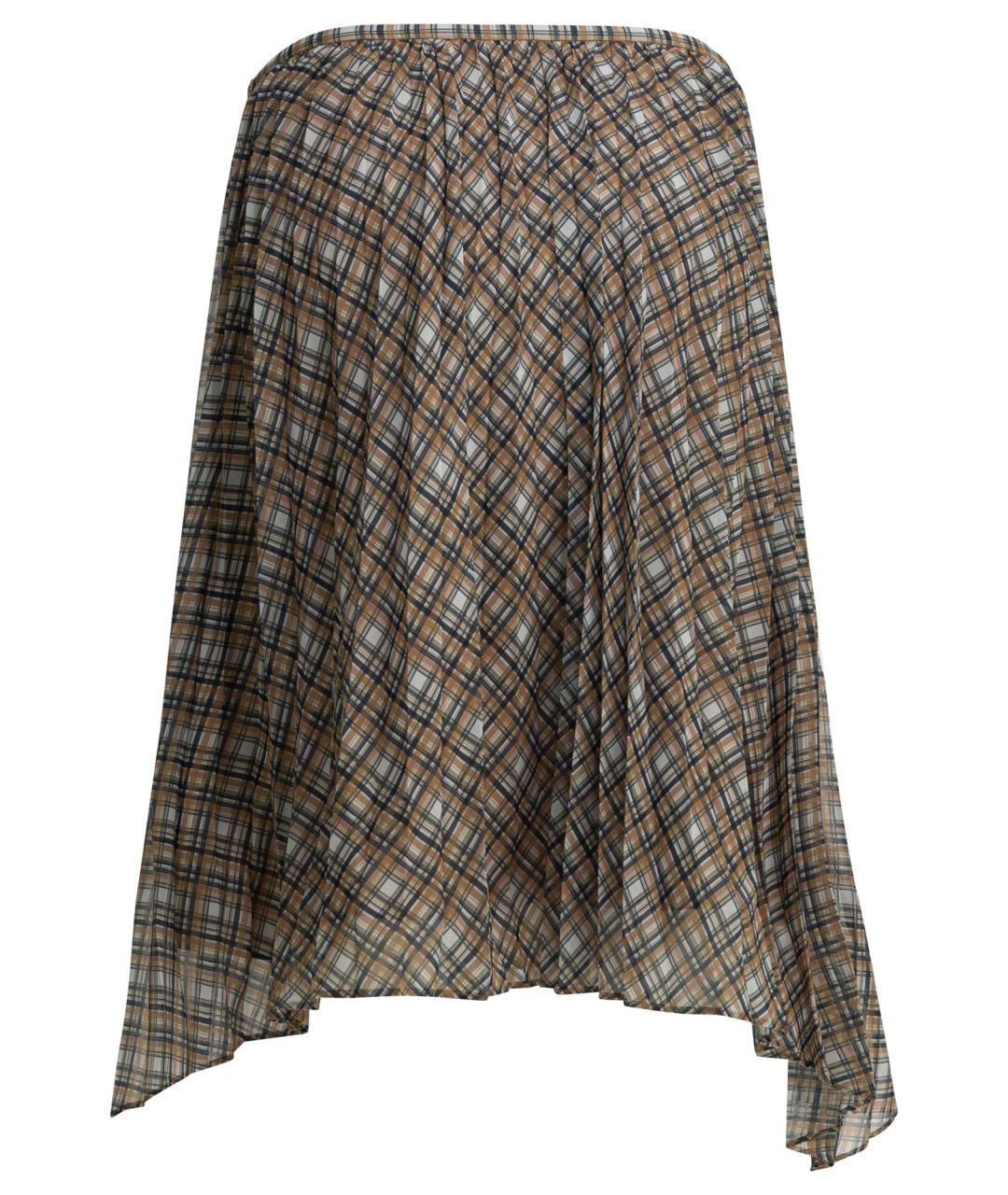 ACNE STUDIOS Серая полиэстеровая юбка миди, фото 2