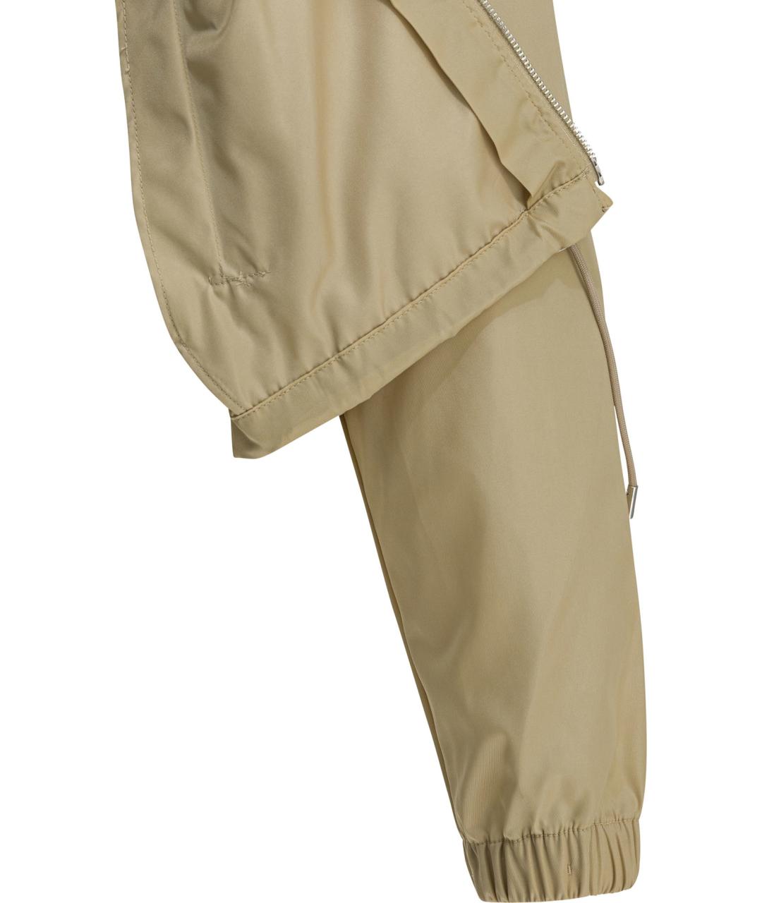 PRADA Бежевая полиамидовая куртка, фото 4