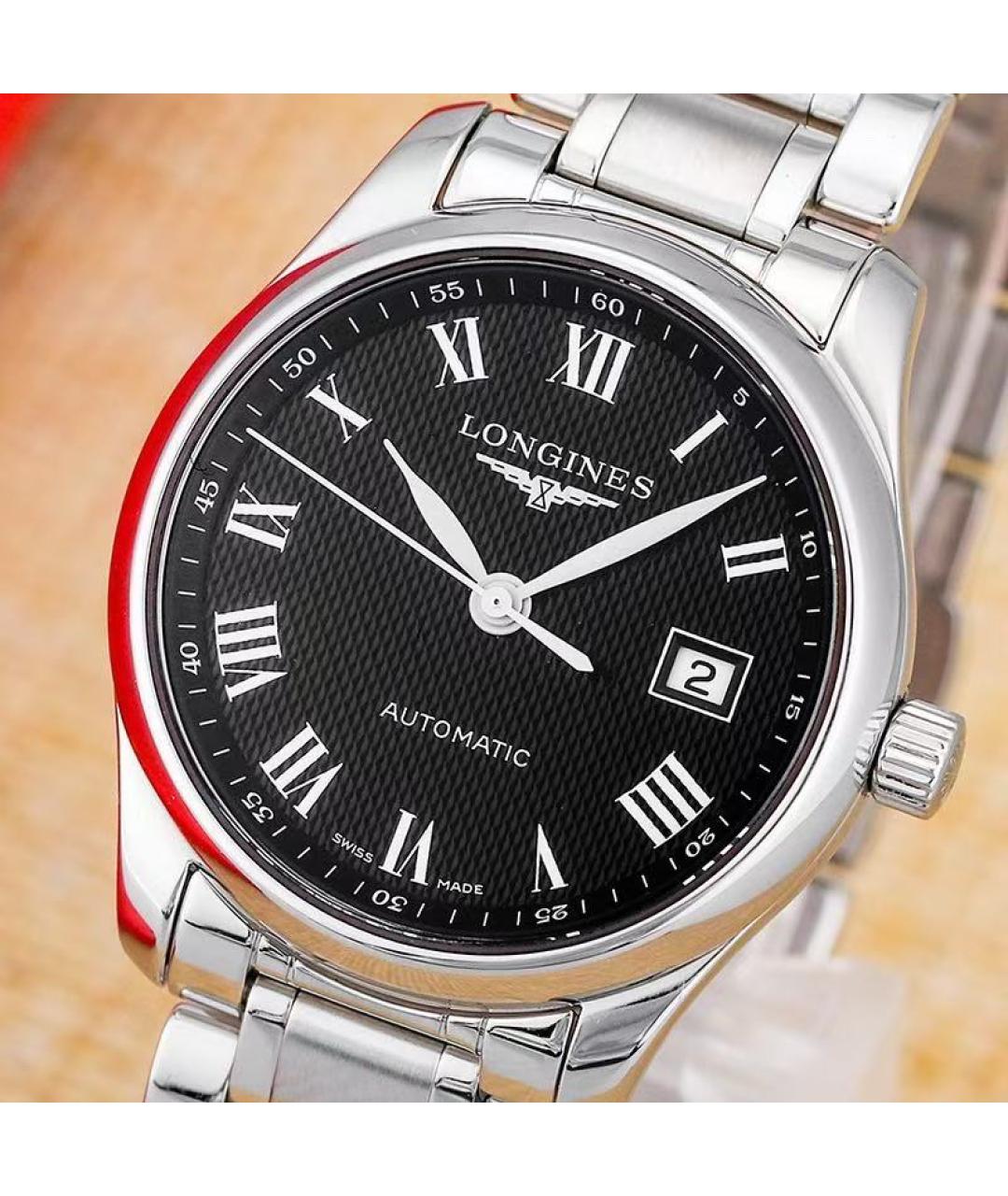 LONGINES Серебряные часы, фото 4
