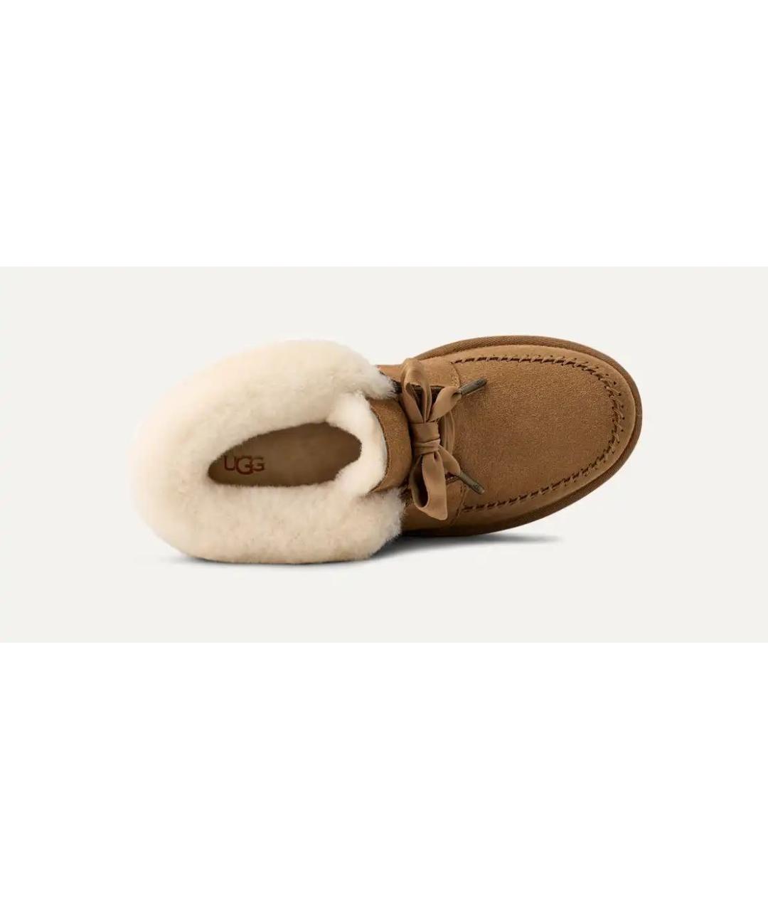 UGG AUSTRALIA Коричневые замшевые ботинки, фото 3
