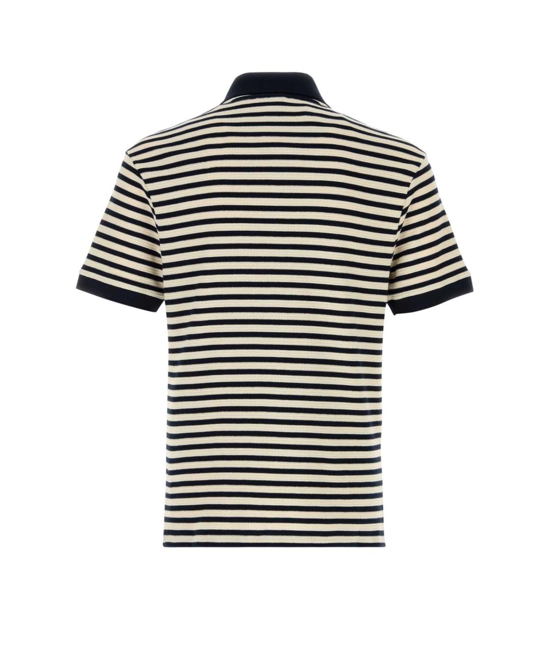 ALEXANDER MCQUEEN Мульти хлопковое поло с коротким рукавом, фото 2