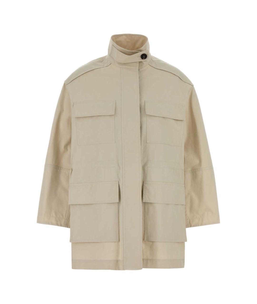 BRUNELLO CUCINELLI Бежевая хлопковая куртка, фото 1