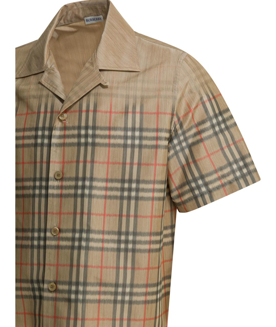 BURBERRY Бежевая кэжуал рубашка, фото 4