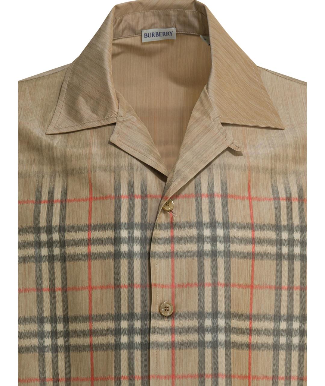 BURBERRY Бежевая кэжуал рубашка, фото 3