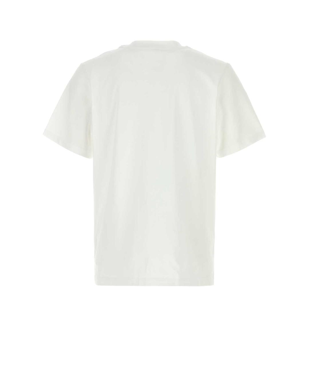 CASABLANCA Белая хлопковая футболка, фото 2