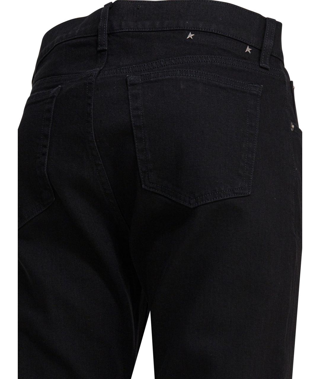GOLDEN GOOSE DELUXE BRAND Черные хлопковые джинсы, фото 4
