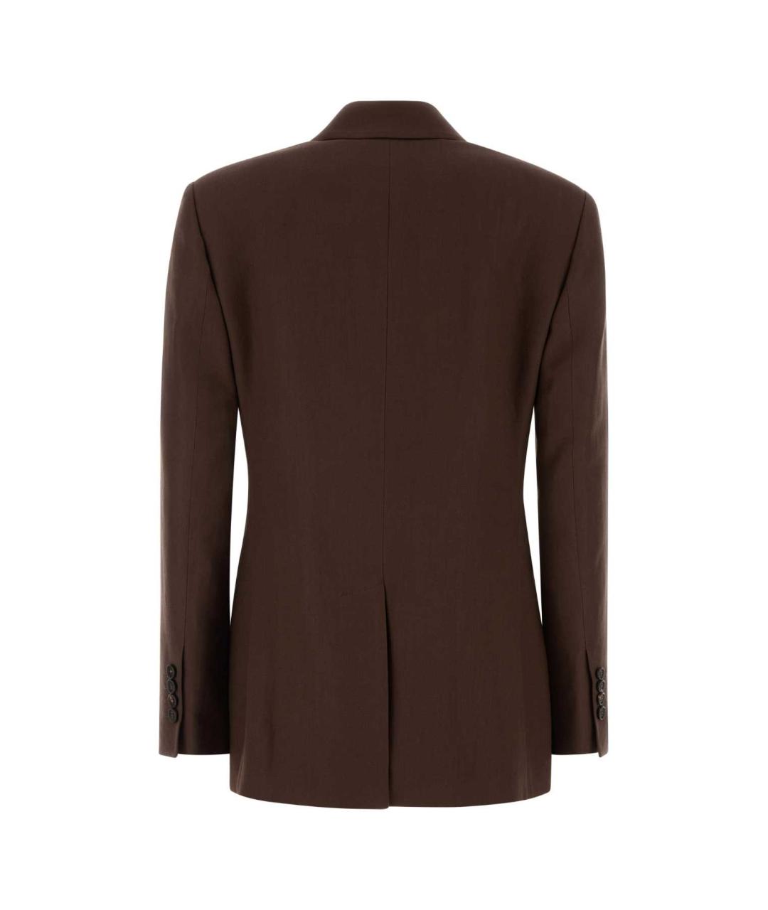 BRUNELLO CUCINELLI Коричневый вискозный жакет/пиджак, фото 2
