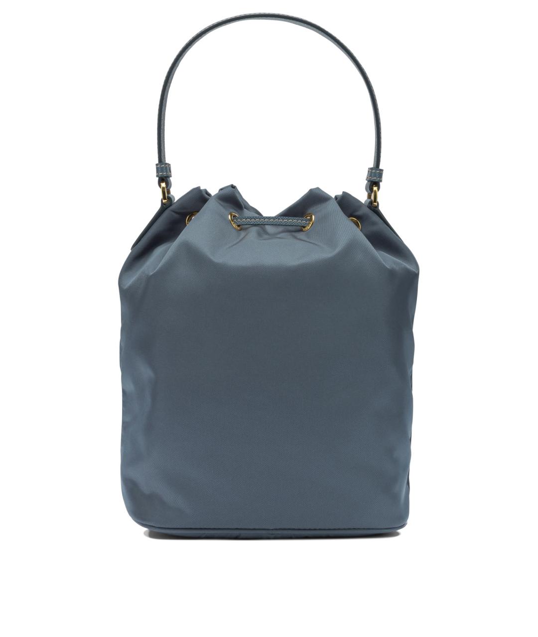 PRADA Синяя синтетическая сумка через плечо, фото 3