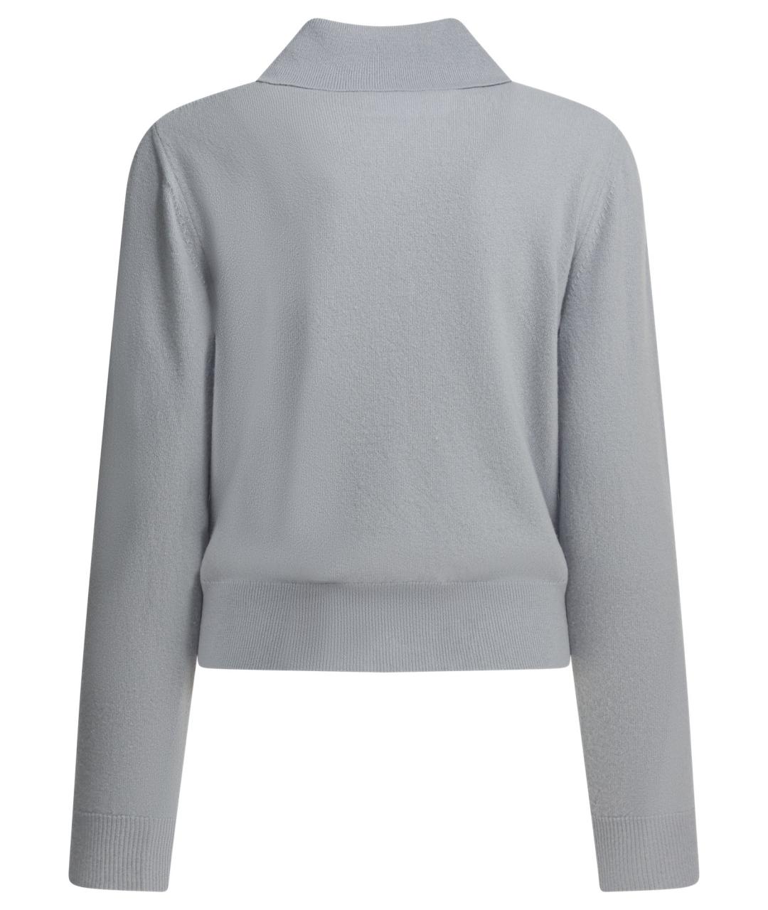 MAISON MARGIELA Голубой шерстяной джемпер / свитер, фото 2