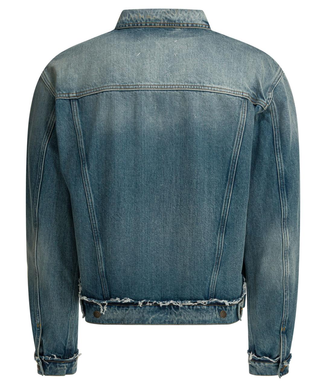 MAISON MARGIELA Синяя хлопковая куртка, фото 2